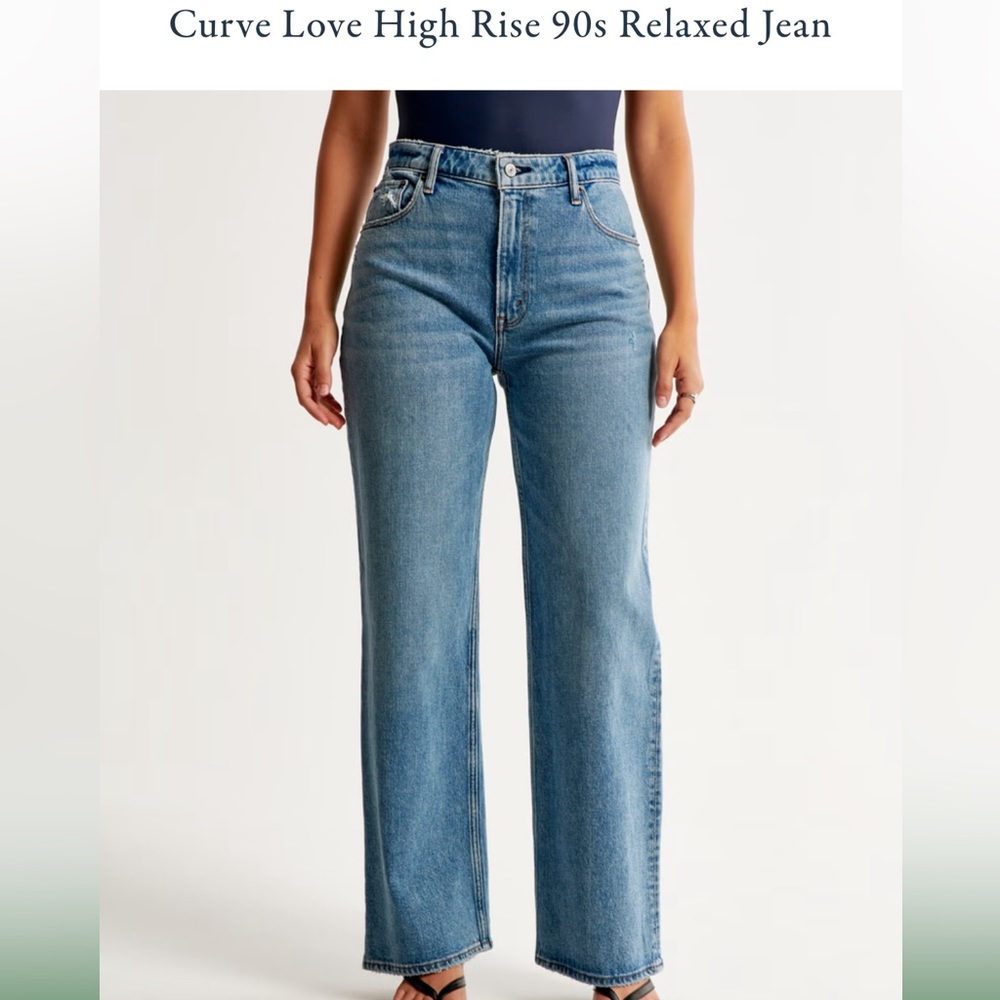 Abercrombie Curve Love 90s Relaxed Jeans